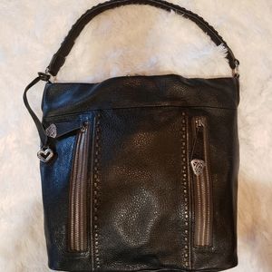BRIGHTON Black Geary Handbag